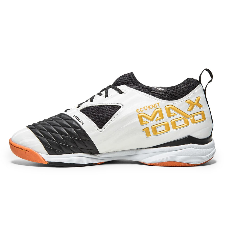 Chuteira Futsal Branca Penalty Max 1000 Locker Ecoknit Masculina