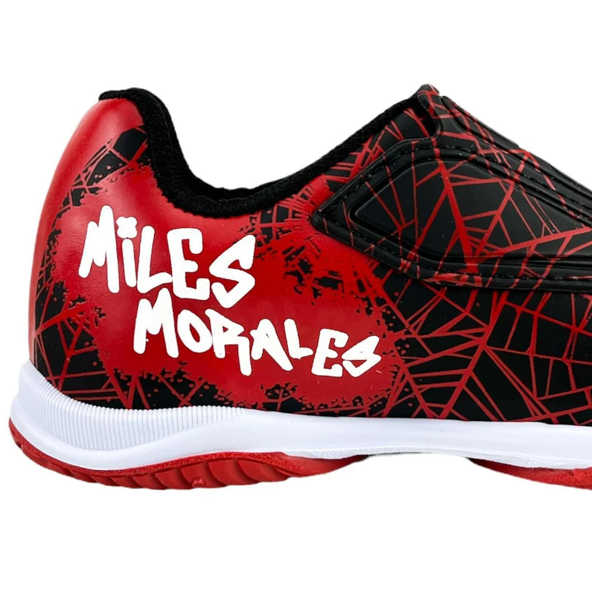 Chuteira Infantil Futsal Dray Marvel Homem Aranha Vermelha Oscar