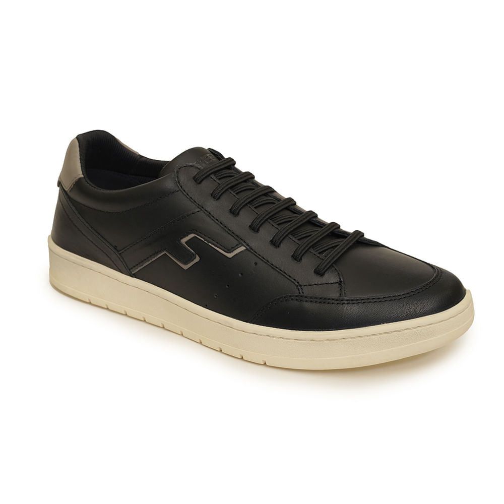 Sapatenis-Masculino-Logo-Couro-Free-Way-Preto