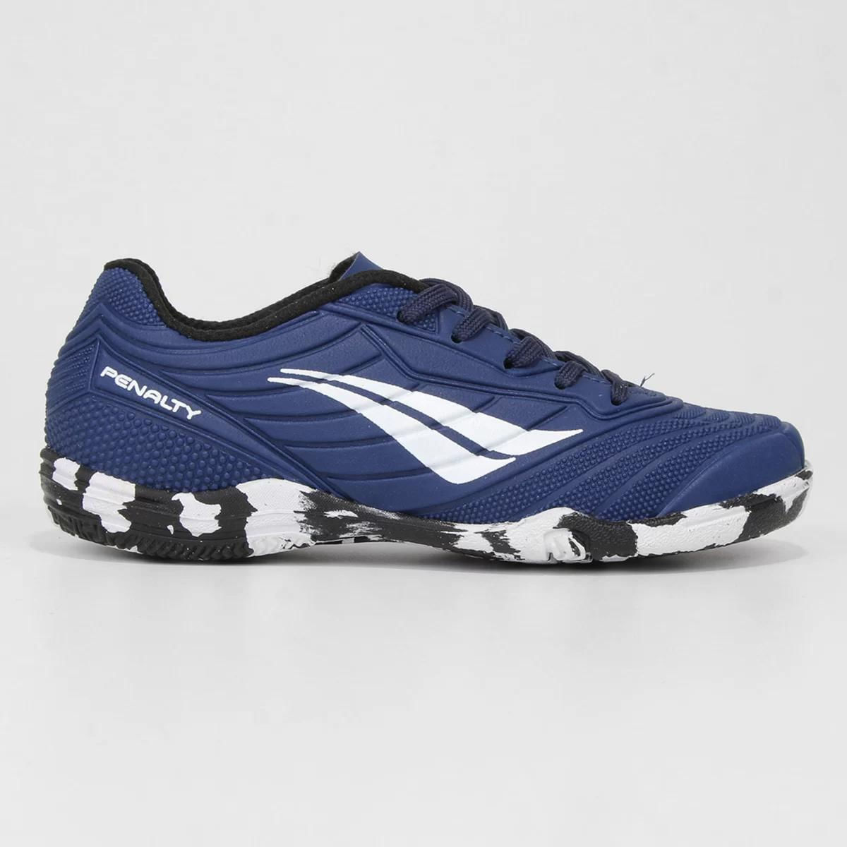 Chuteira Infantil Futsal Penalty Matis XXI Marinho Oscar