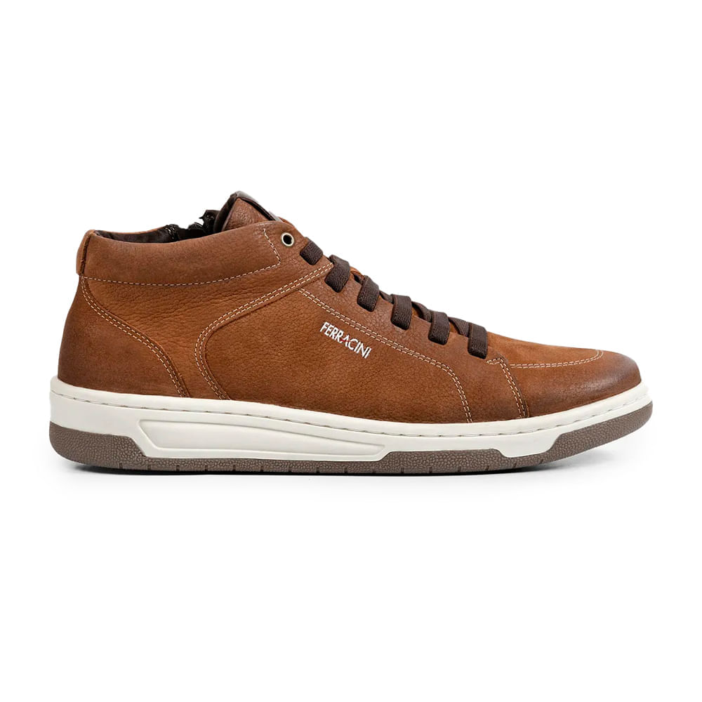 Tenis-Casual-Ferracini-Miami-Masculino-Marrom