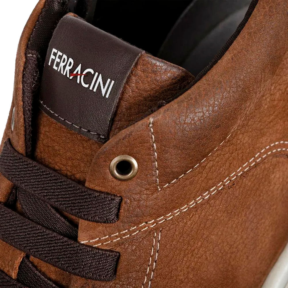 Tenis-Casual-Ferracini-Miami-Masculino-Marrom
