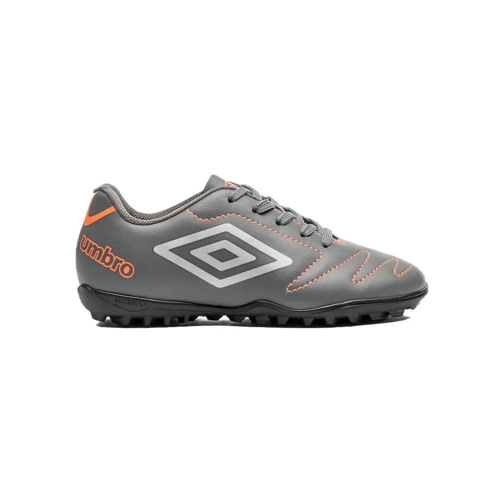 Umbro-Chuteira-CLASS-2.2-JR-TF-U07FB086-868-GrafiteLaranjaCinza-Sint--7-