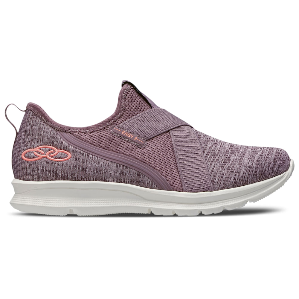 Tênis Olympikus Easy Feminino Roxo Slip On Oscar
