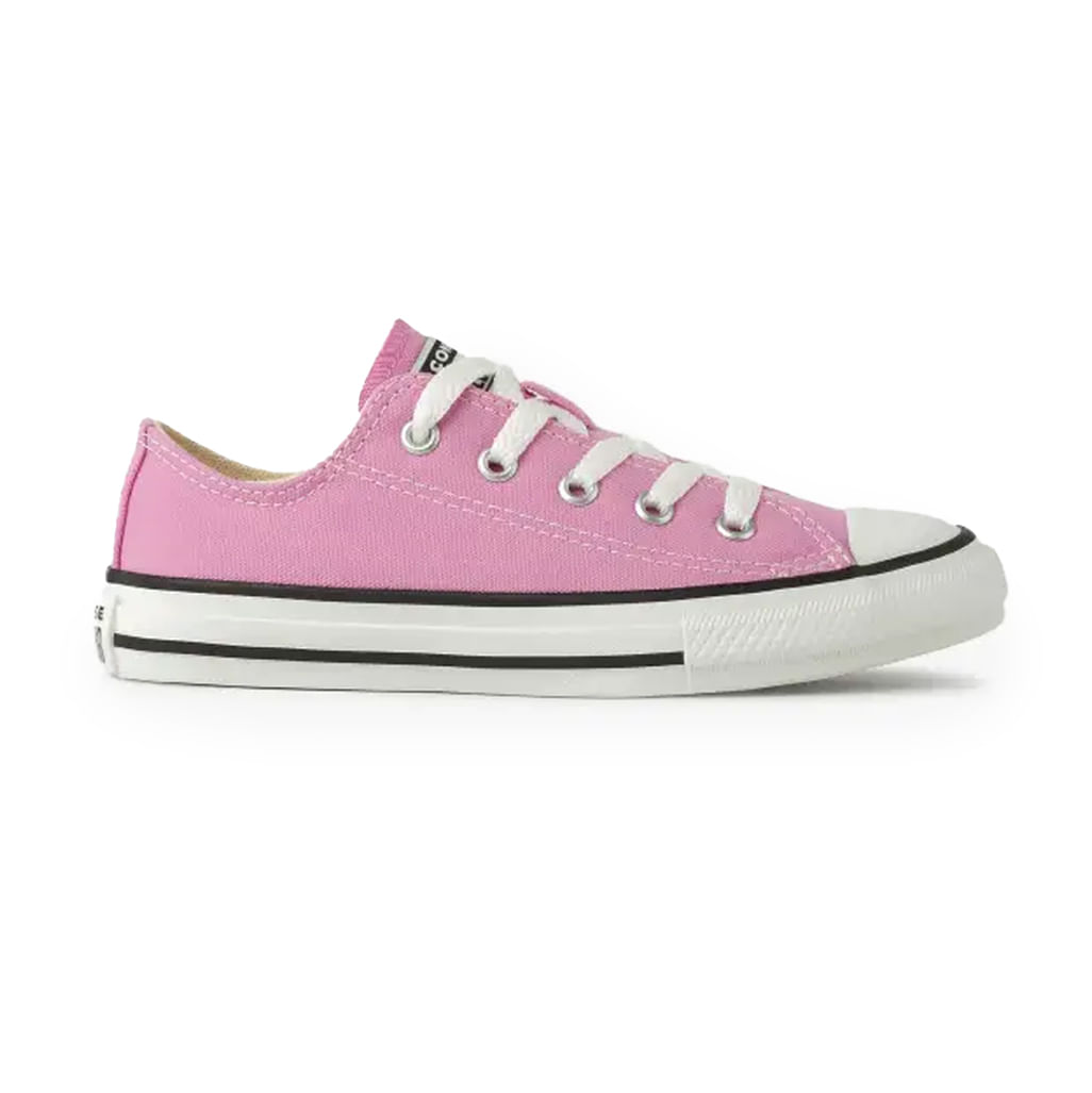 Tênis Chuck Taylor All Star Feminino Rosa Cano Baixo Paquetá