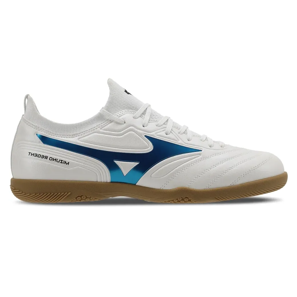 Chuteira Futsal Mizuno Regent IN Masculina Branca