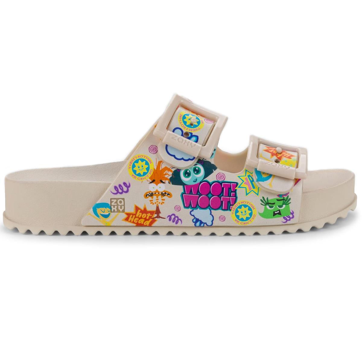 Chinelo Zaxy Slide Divertidamente Feminino Off White | Oscar