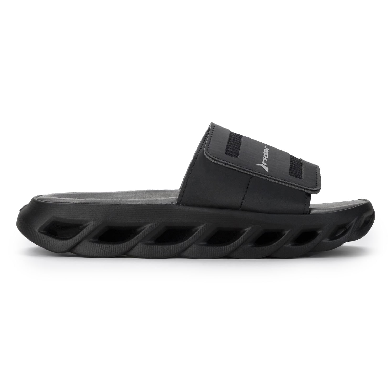 Chinelo Rider Power Slide Masculino Preto Oscar