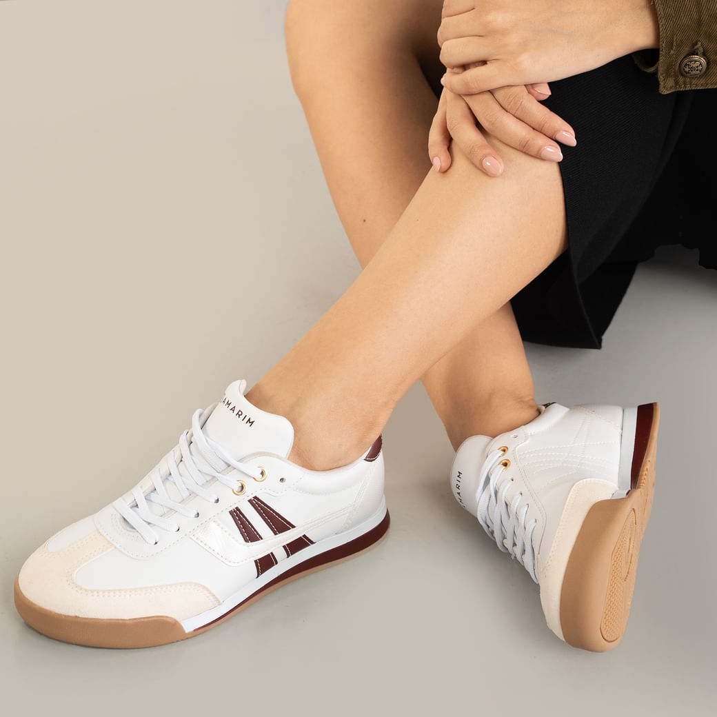 Tênis Branco Tenis Ramarim Casual Tênis Ramarim Casual Malbec