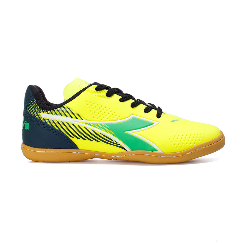 Chuteira-Futsal-Mondiale-Diadora-Amarela-Unissex