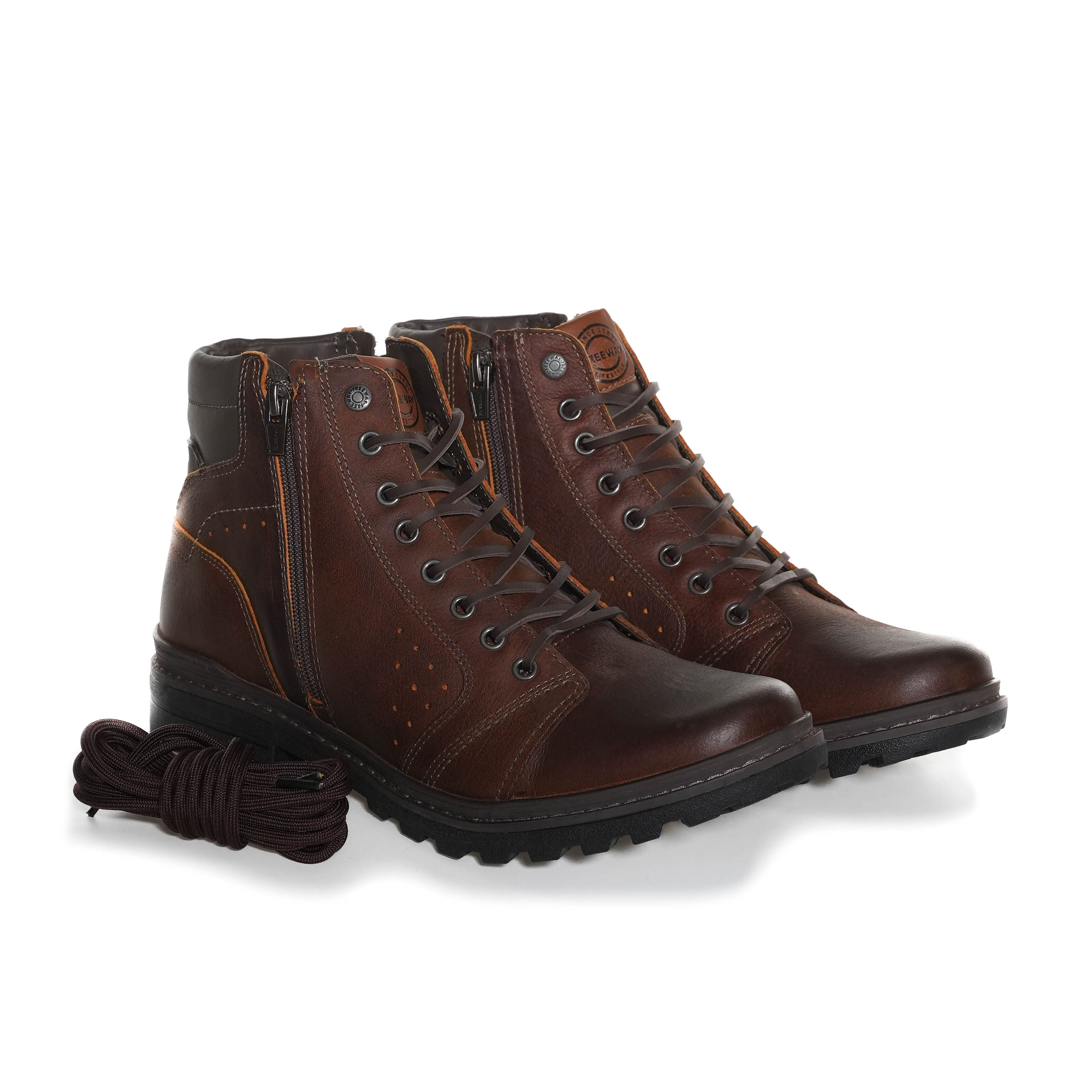 Bota-Masculina-Tratorada-Ziper-Free-Way-Marrom