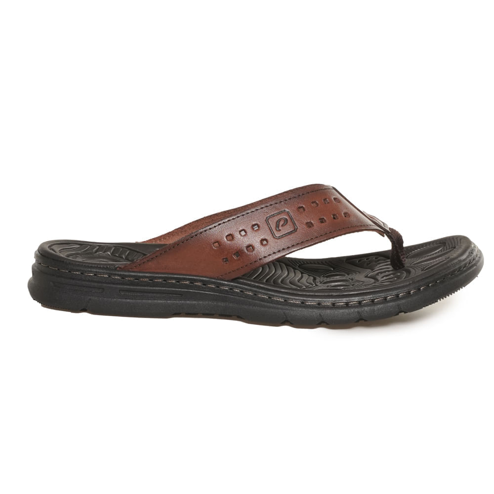 Chinelo-Pegada-Comfort-Couro-Marrom-Masculino