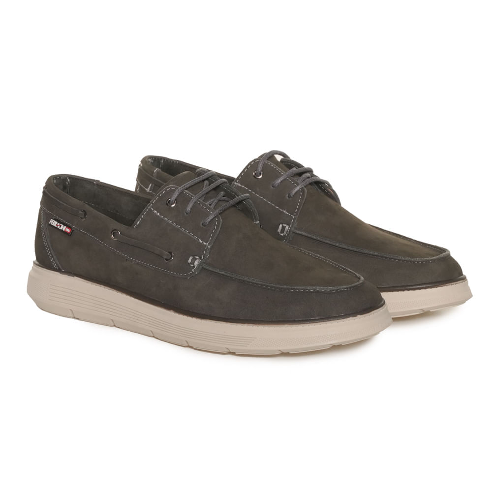 MarkⅡ Sapato Ferracini Index Couro Cinza Masculino | Oscar