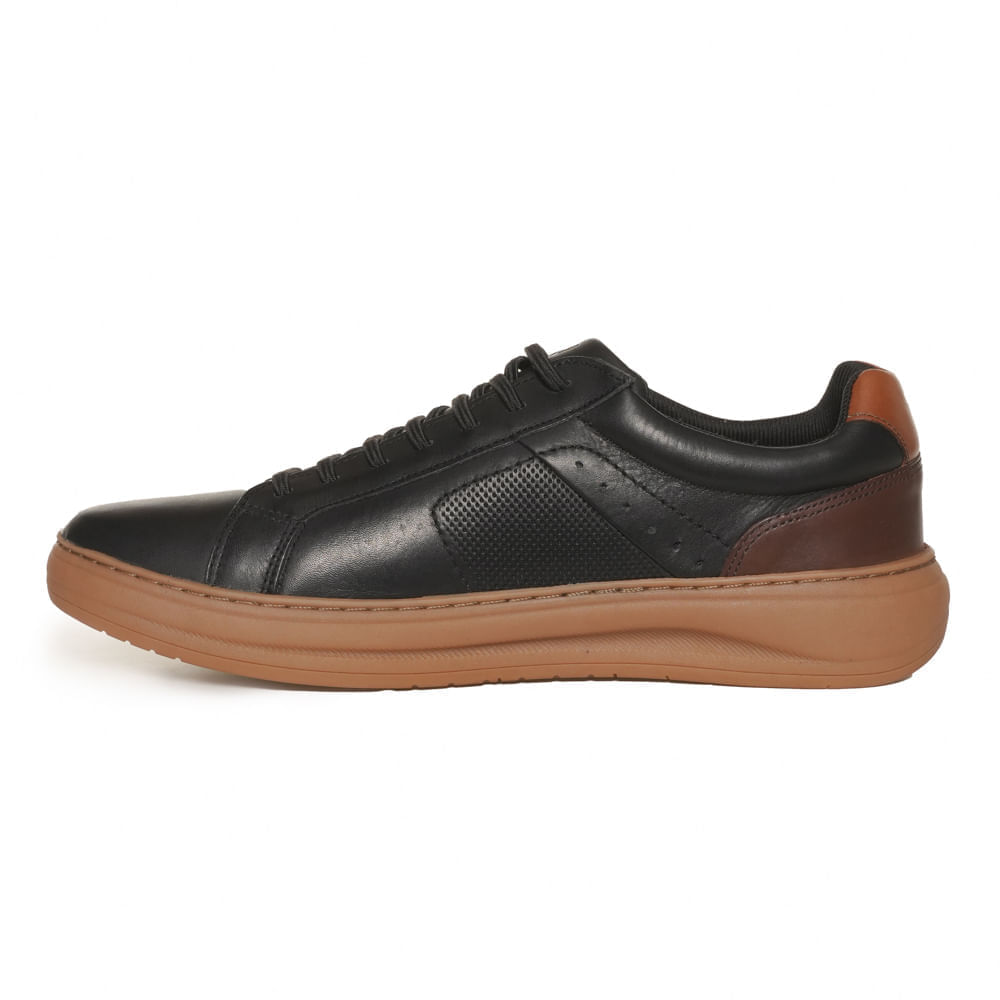 Sapatenis-Masculino-Elastico-Couro-Free-Way-Preto