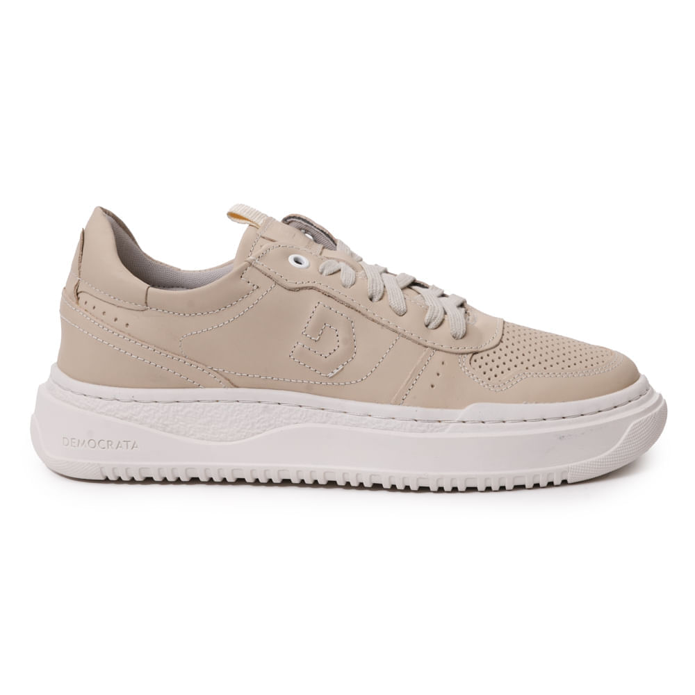 Sapatenis-Couro-Branco-Democrata-Masculino