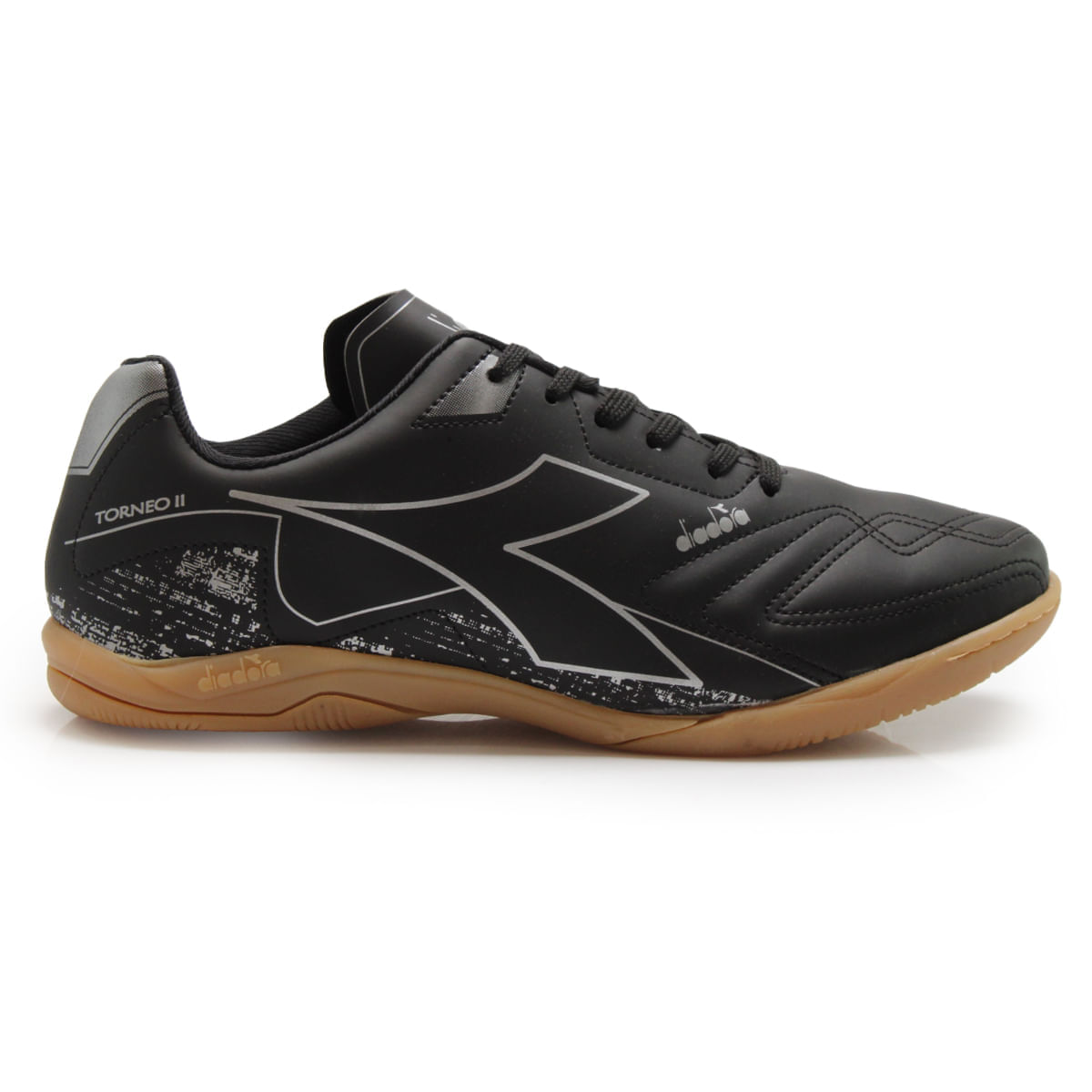 シューズ(男性用) diadora TORNEO2 26cm Chuteira Futsal Diadora Torneo II Masculina Preta | Paquetá