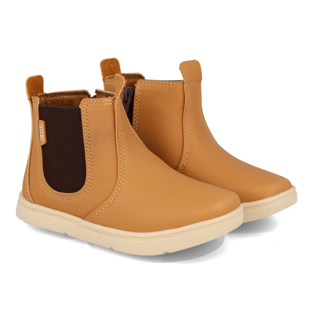 Bota Infantil Klin Menino Kids Flyer Capuccino Paquetá