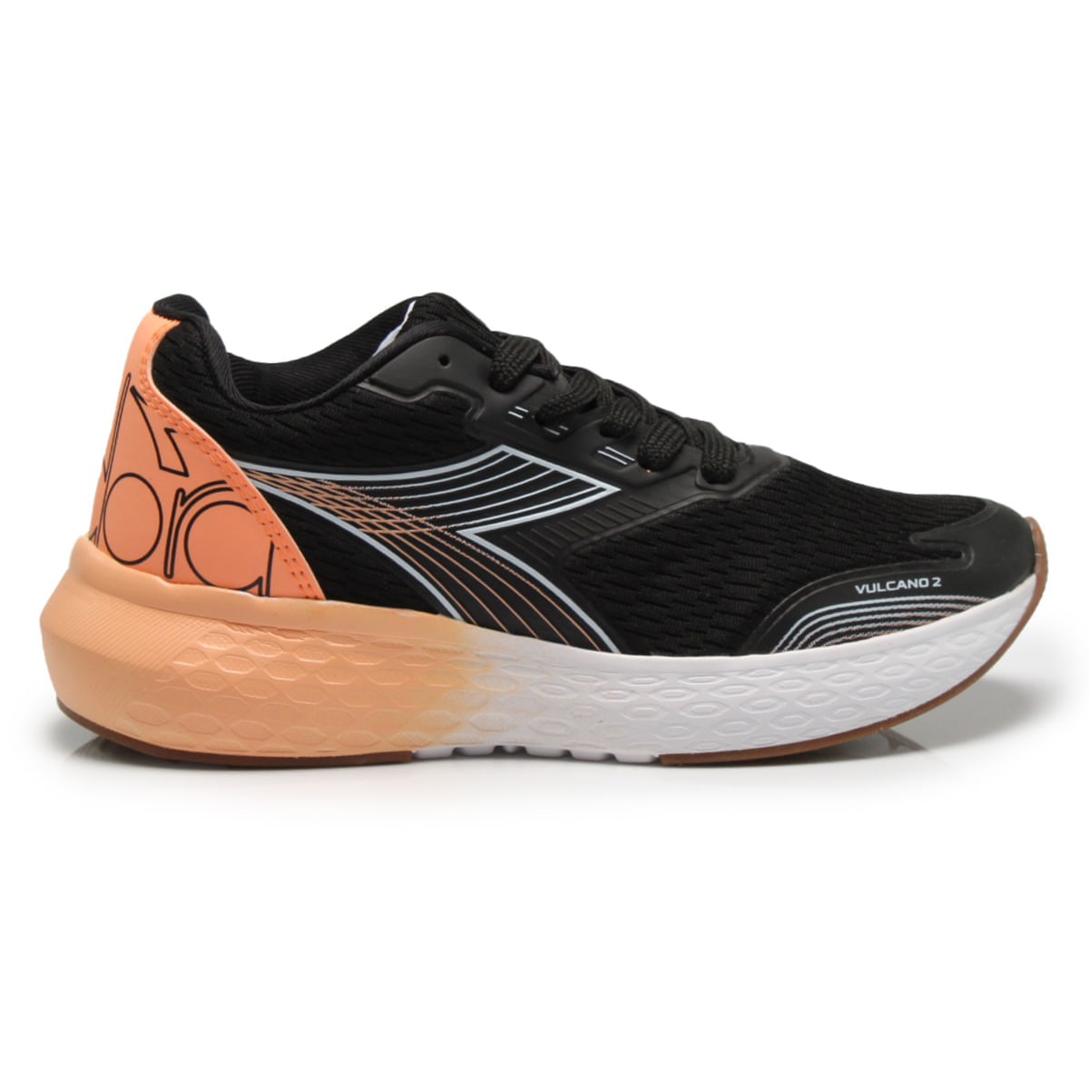 Tênis Diadora Vulcano II Preto Feminino