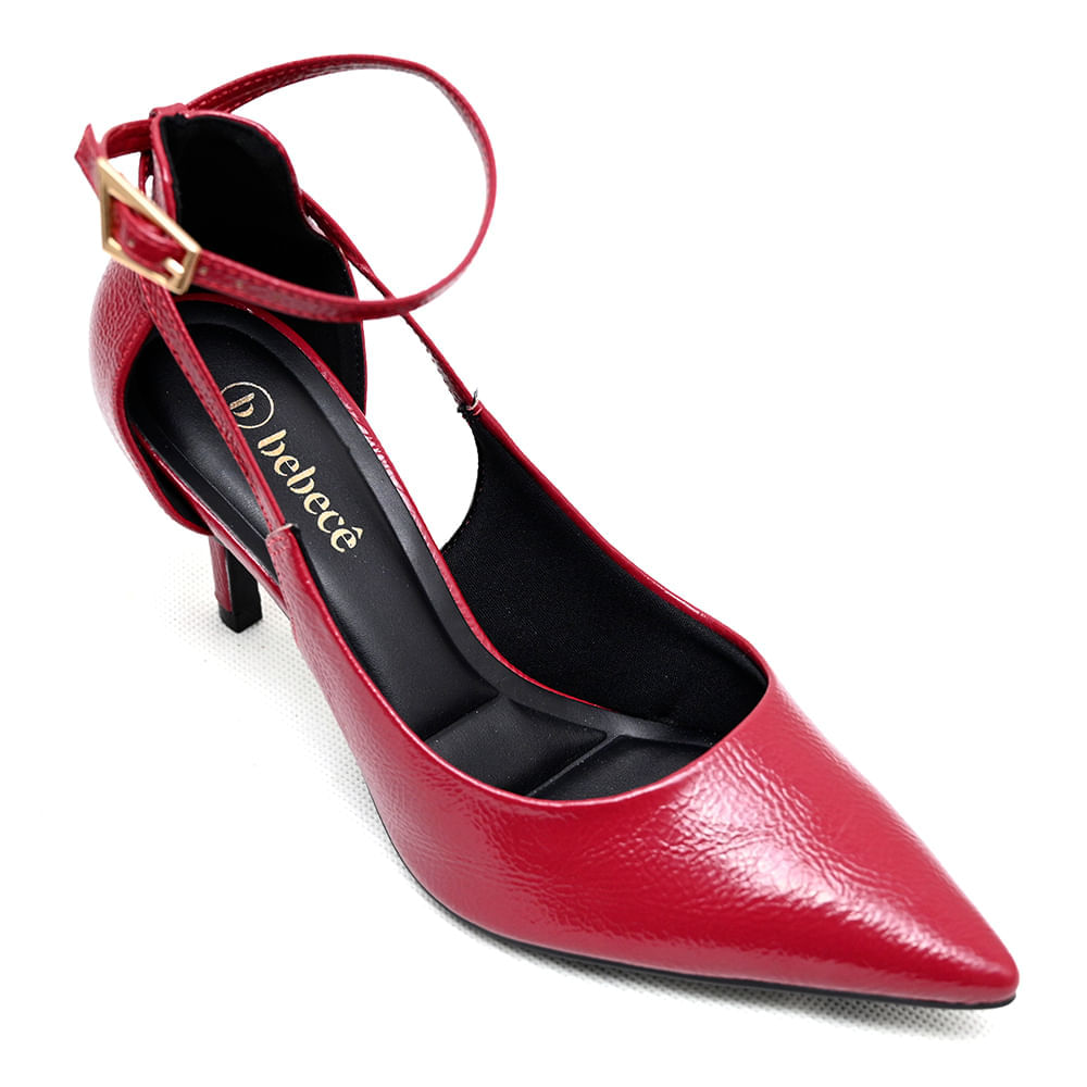Bebece Calçados Scarpin Bebece Vermelho Sapato Scarpin Bebecê