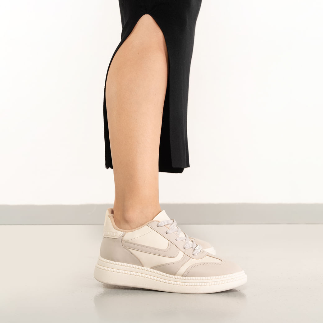 Tênis Moleca Casual Feminino Cinza Confortável Paquetá