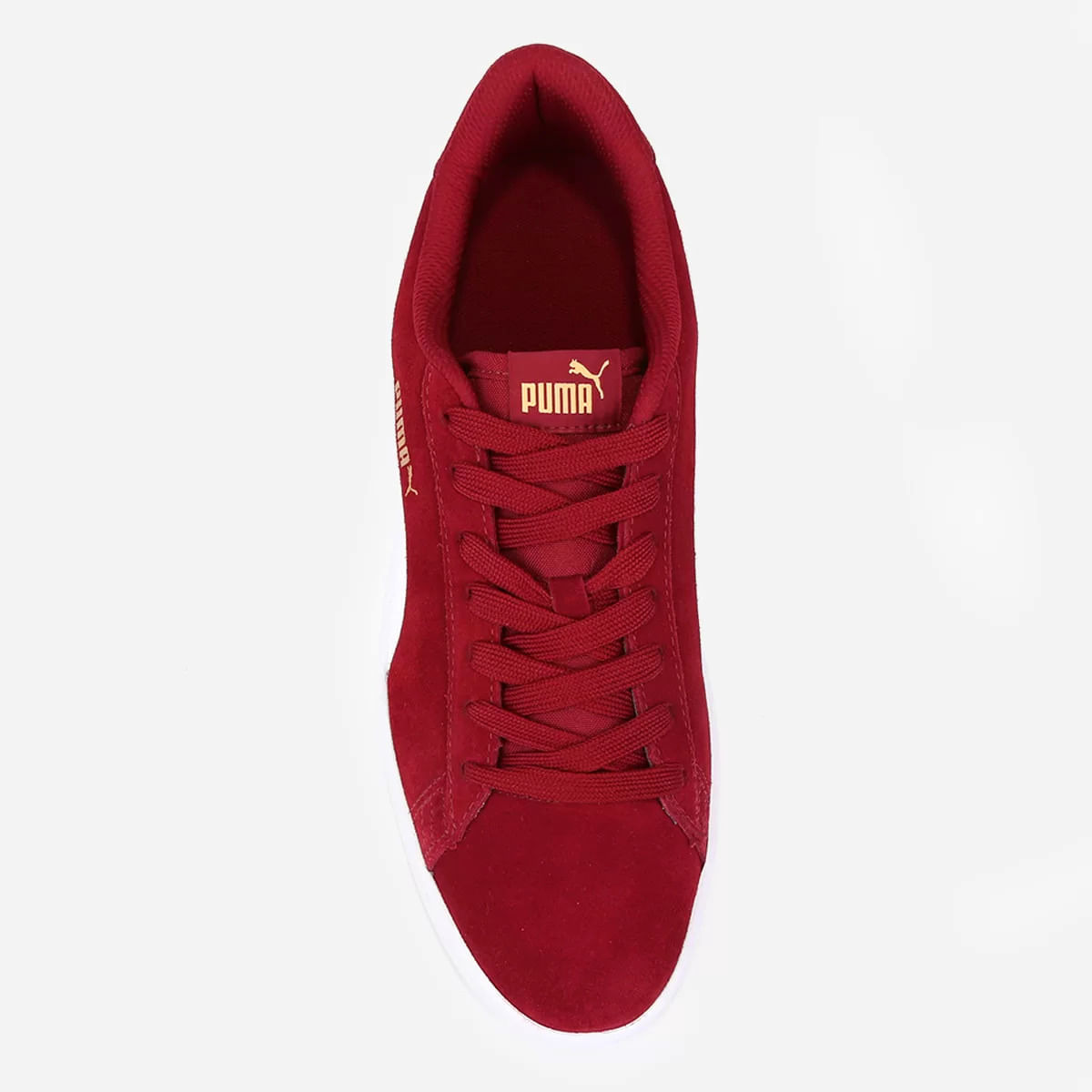 Tênis Casual Puma Smash V2 Masculino Vermelho Oscar