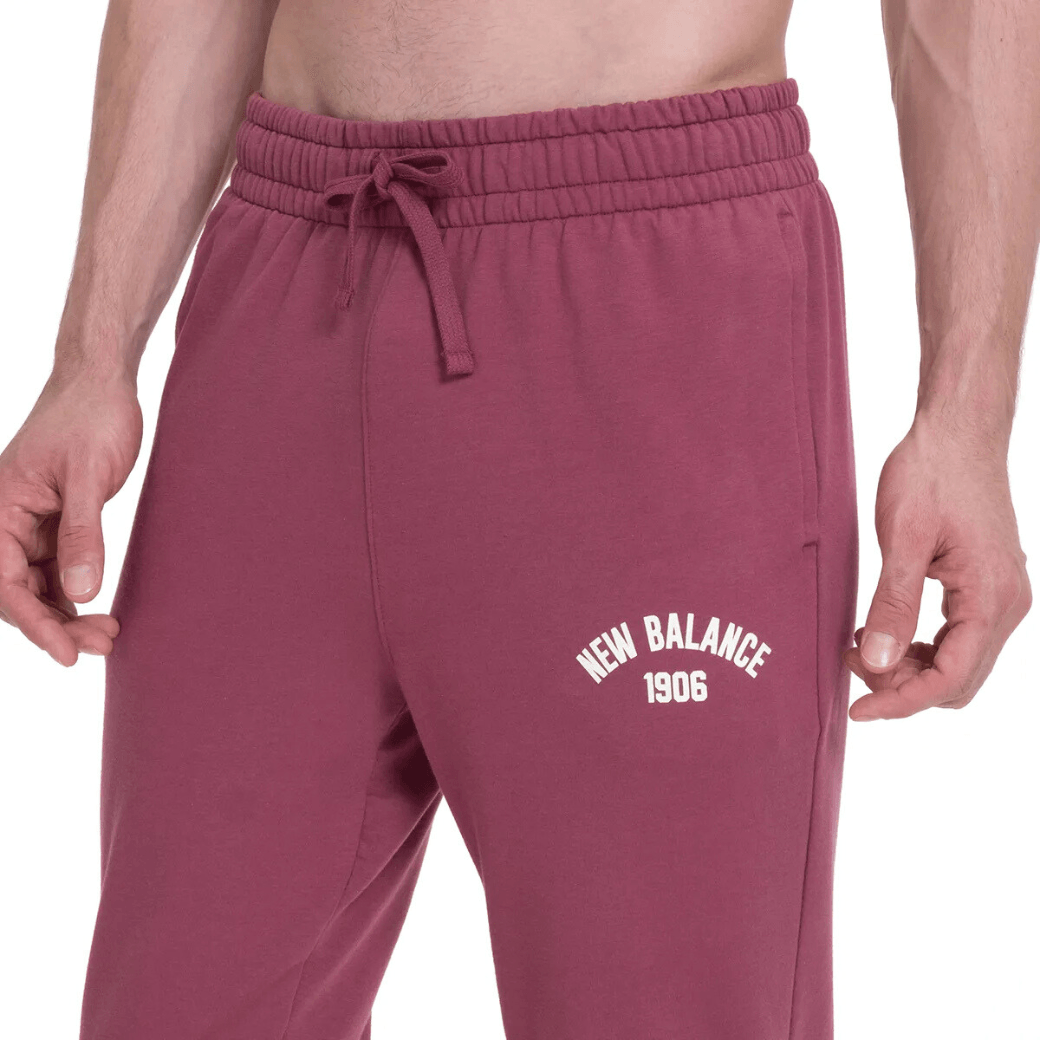Calça Essentials Masculina New Balance Vinho | Oscar
