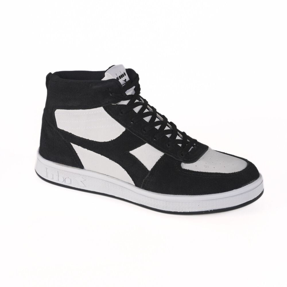 Tenis-Diadora-Hi-Playmaker-Branco-e-Preto-Unissex