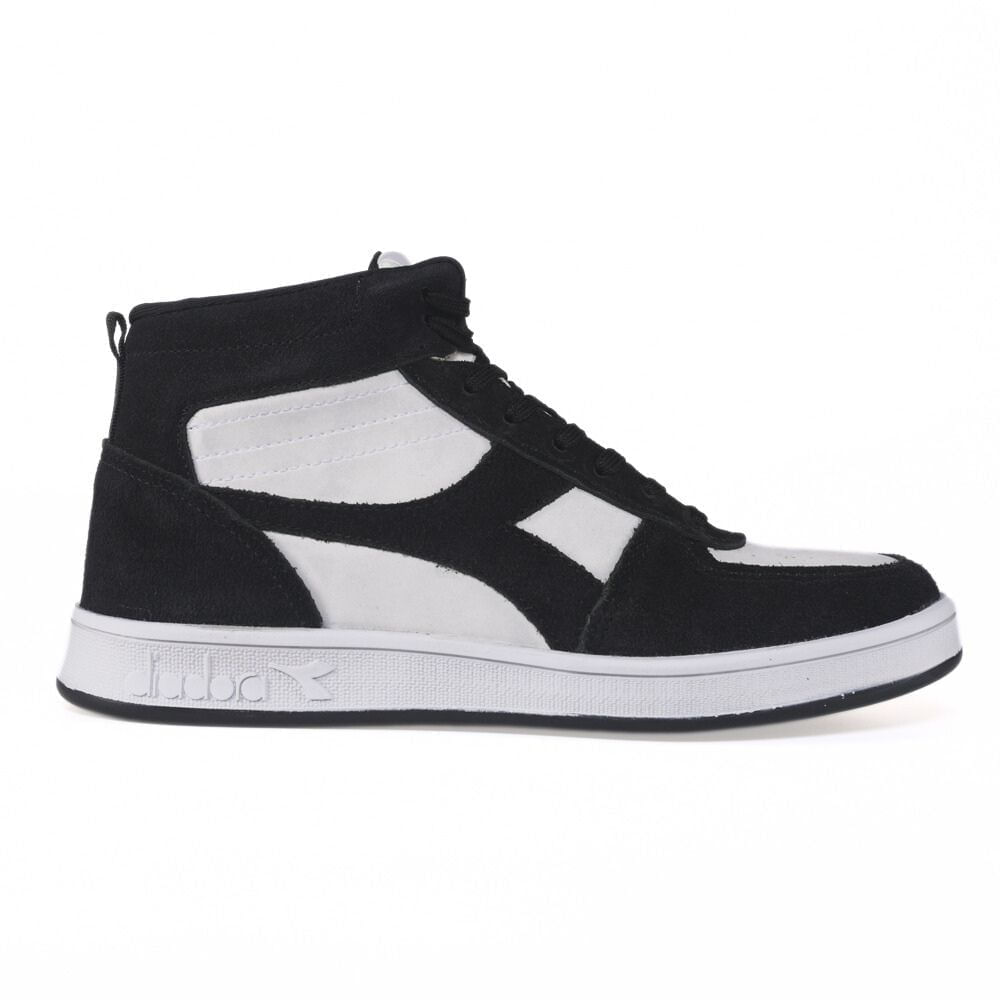 Tenis-Diadora-Hi-Playmaker-Branco-e-Preto-Unissex