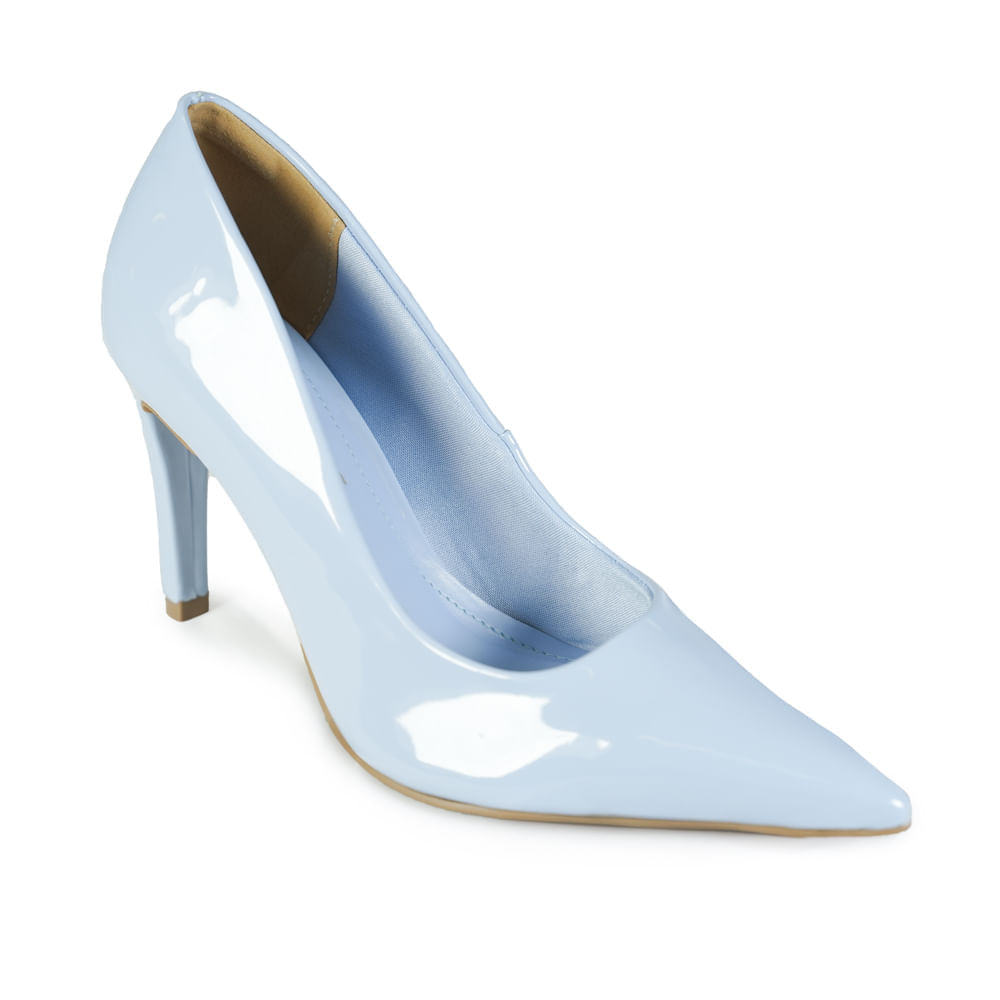 Sapato Feminino Scarpin Clássico Via Marte Azul Oscar
