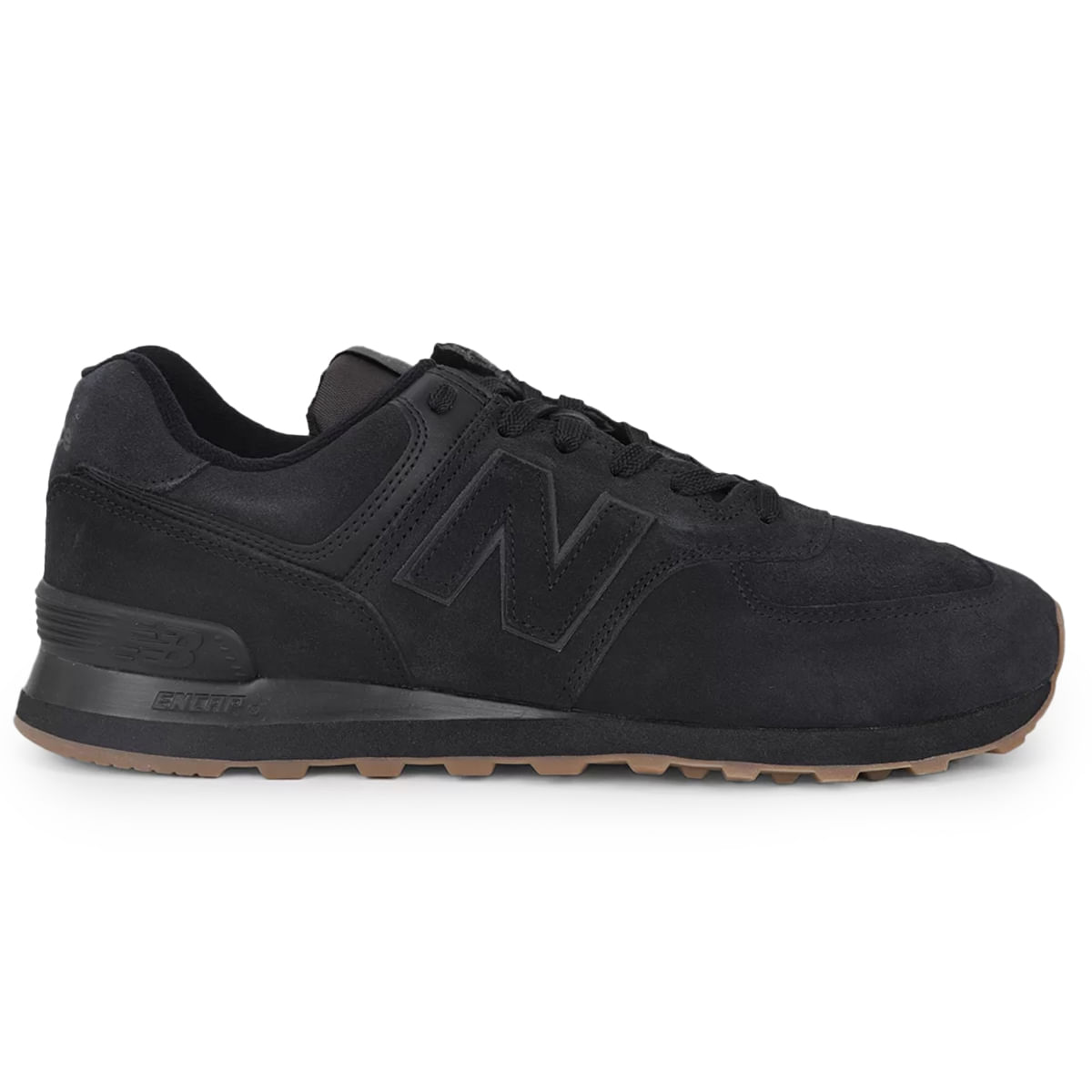 Tênis New Balance 574v2 Casual Preto Masculino Oscar
