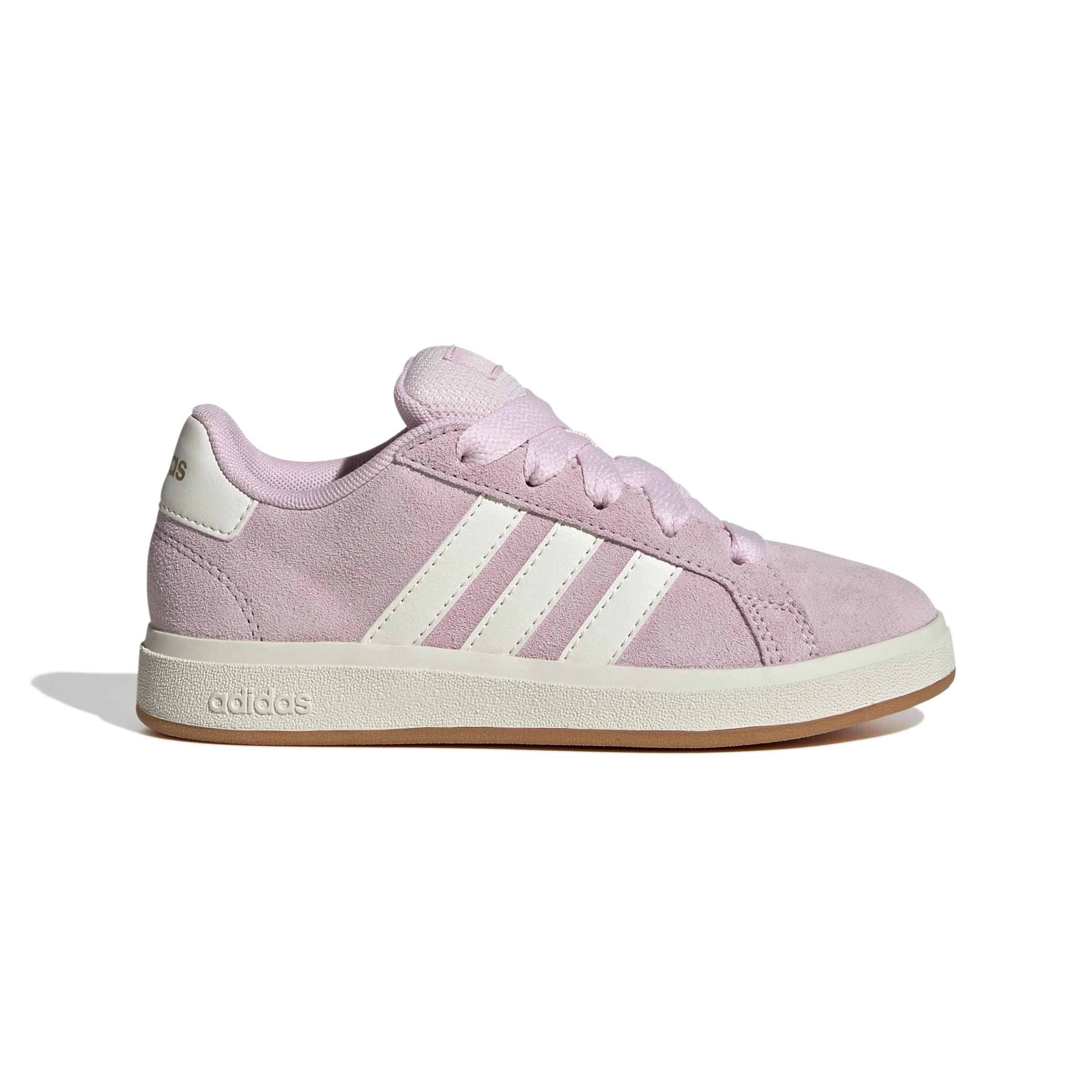 Tênis Rosa Adidas Grand Court 00s Infantil Confortável Paqueta