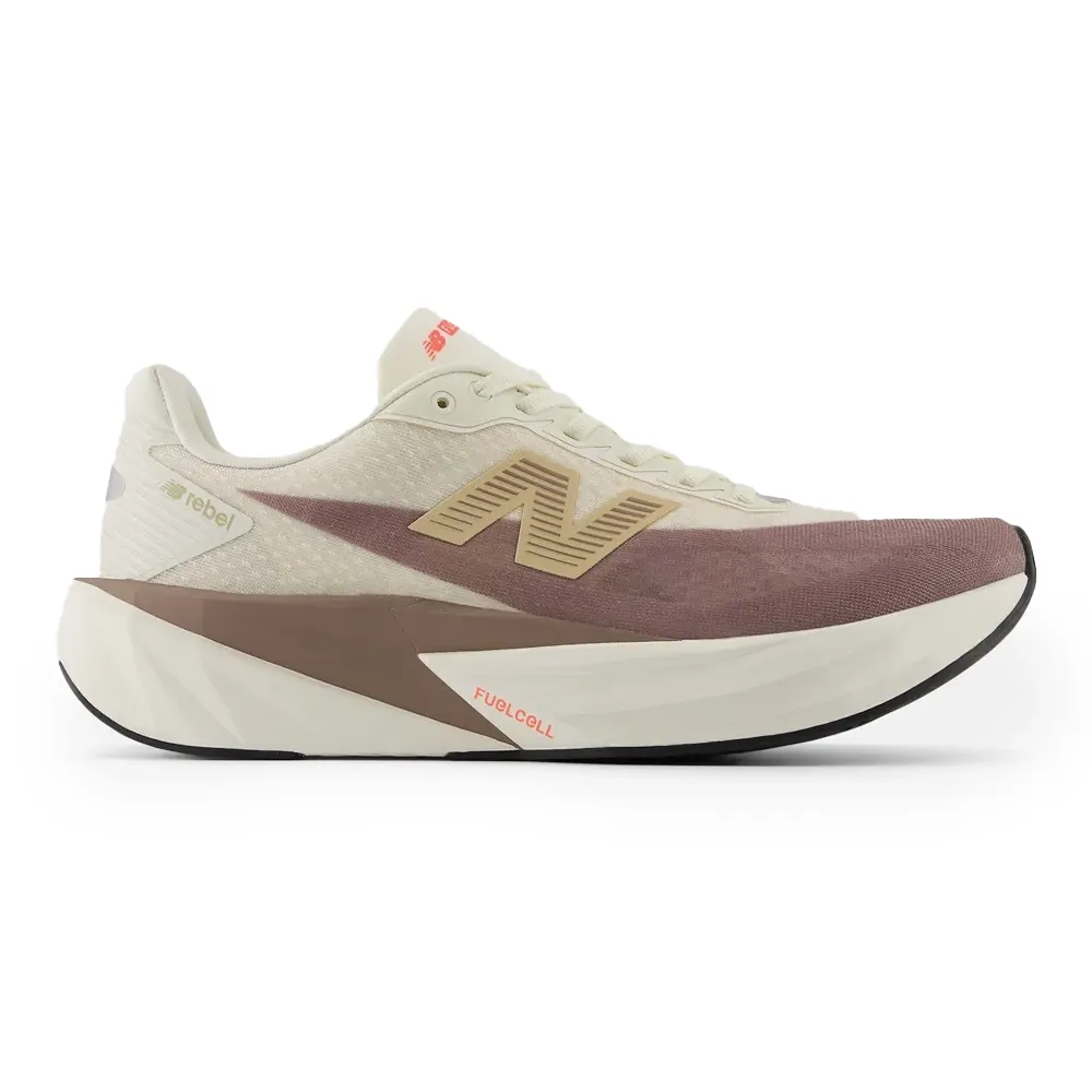 Tênis New Balance FuelCell Rebel V5 Feminino Branco Off