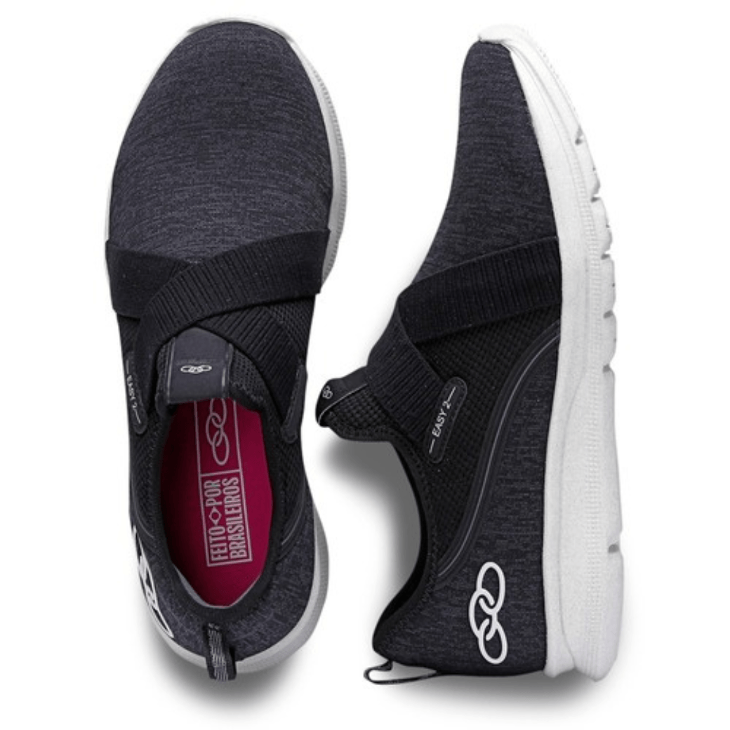 Tênis Olympikus Easy Feminino Preto Conforto e Estilo Oscar