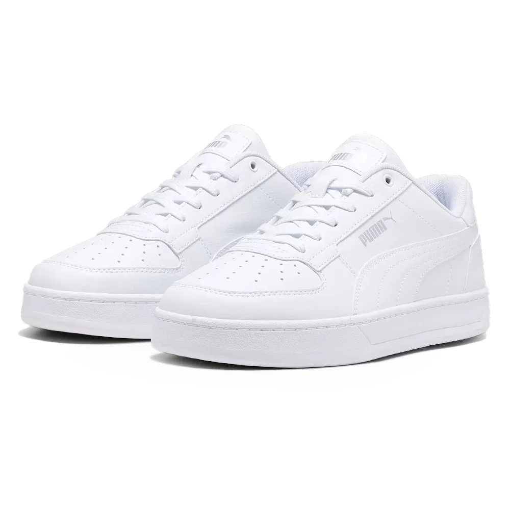 Tênis Puma Caven 2.0 Feminino Branco vista lateral com logo Puma