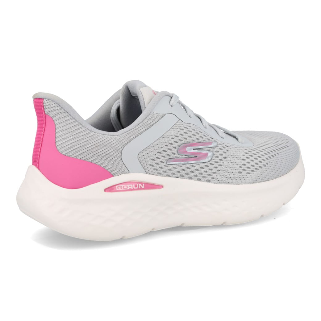 Tênis Skechers Go Run Lite Cinza Feminino Confortável Paquetá