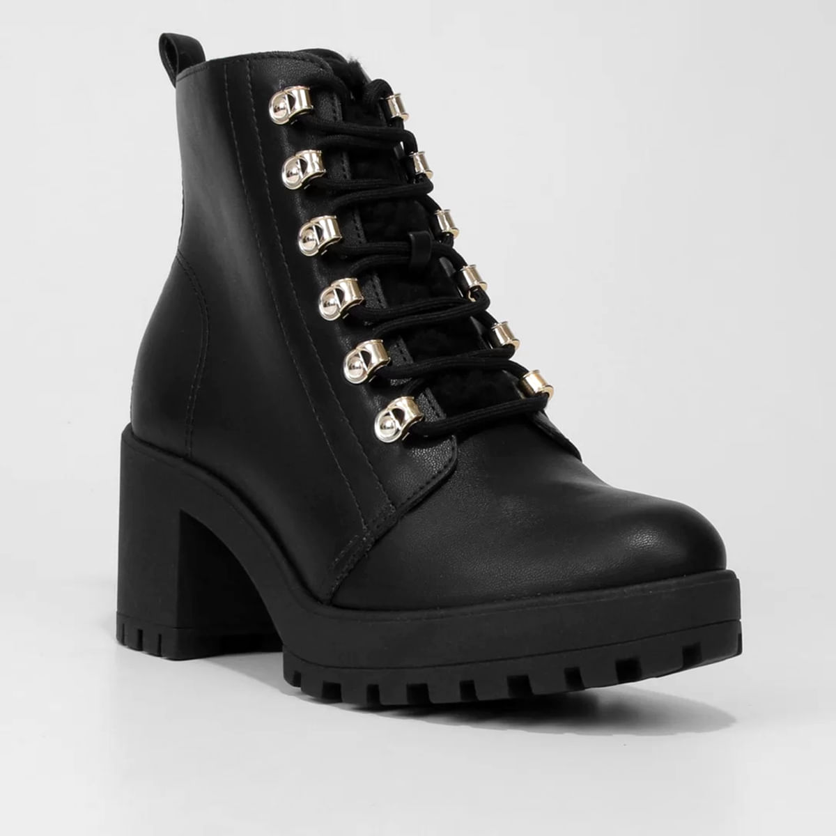 Bota Coturno Feminino Ramarim Coturno Preto Ramarim Coturno