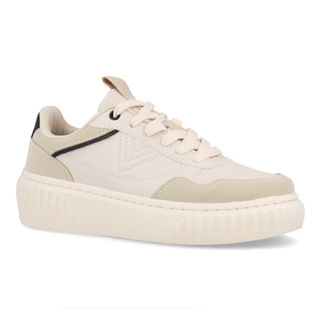 Tênis Casual Done Head Flatform Feminino Off White | Oscar