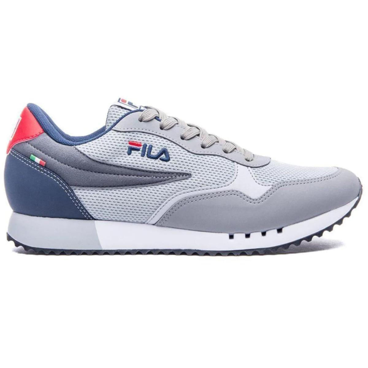 Tênis Casual Fila Jogger Euro Sport II Masculino Cinza e Marinho