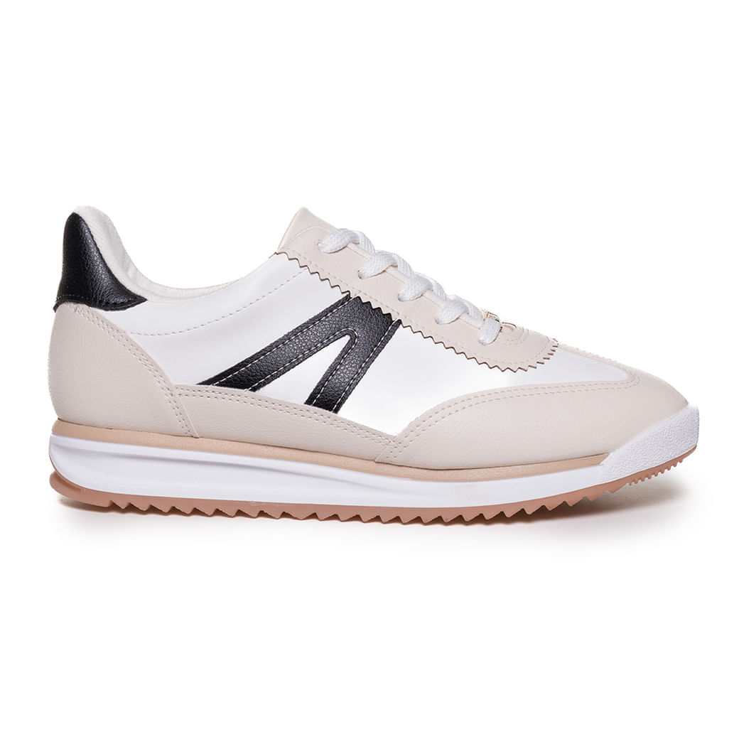 Tênis Vizzano Casual Feminino Off White Confortável e Estiloso Oscar