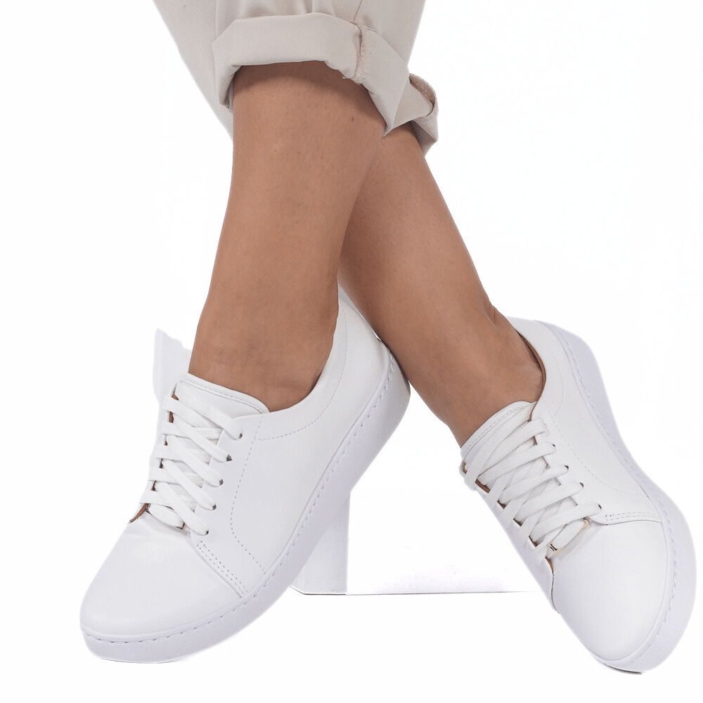 Tênis Vizzano Fae Sneaker Feminino Branco Casual Confortável Paquetá