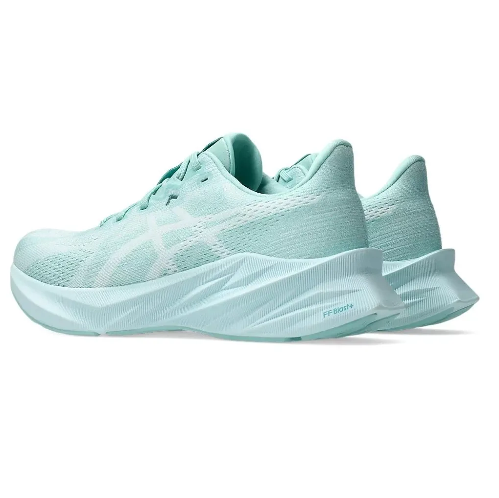 Detalhe da entressola e solado do Tênis Asics Dynablast 5 Feminino Azul