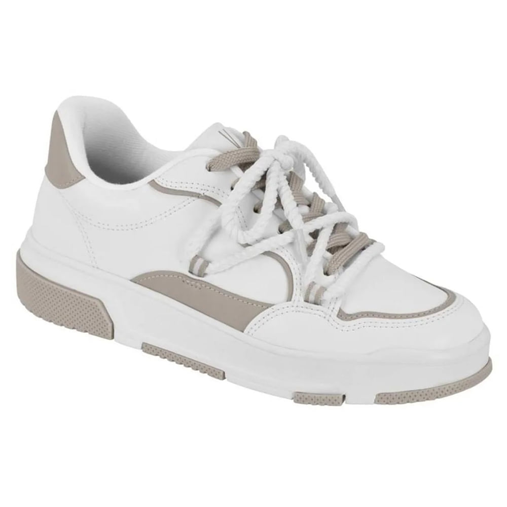 Tênis Casual Sola Caixa Vizzano Feminino Branco 35 Branco