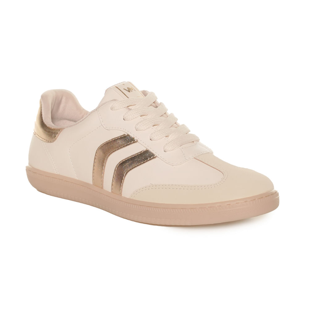 Tenis-Feminino-Casual-Listras-Via-Marte-Bege-Dourado