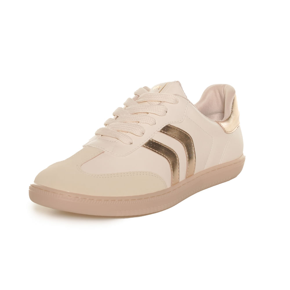 Tenis-Feminino-Casual-Listras-Via-Marte-Bege-Dourado