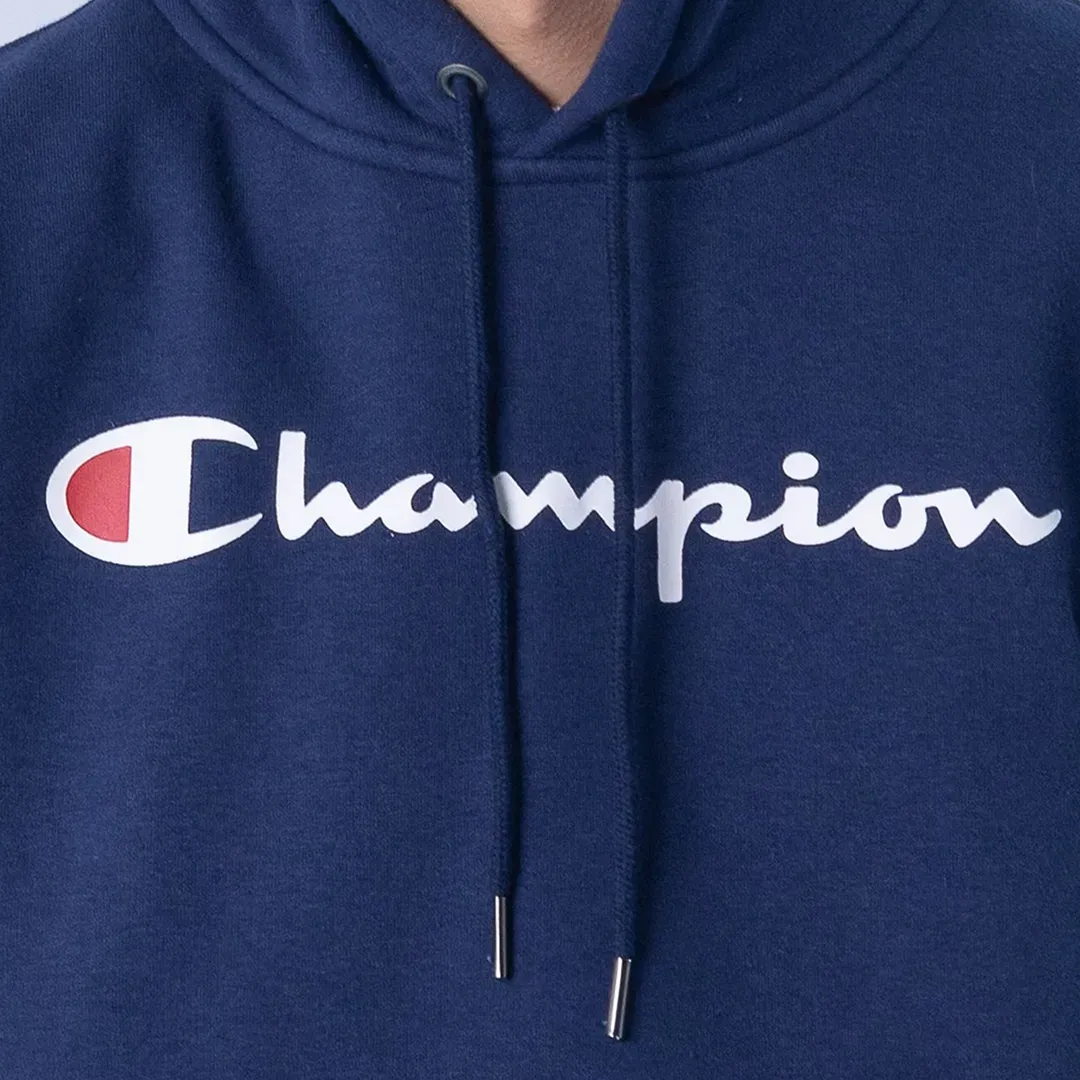 Moleton Champion Canguru Script Masculino Navy Paqueta Esportes