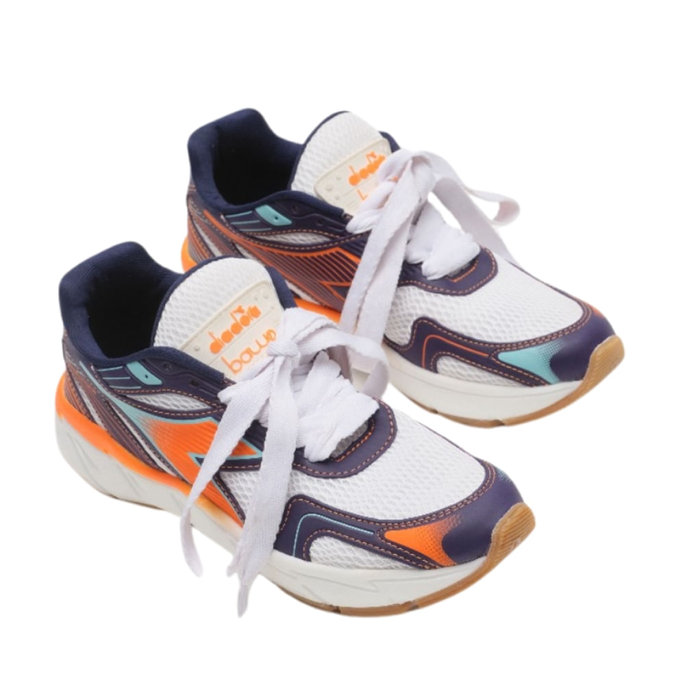 Tênis Diadora Baw Evoluzione I Unissex Branco vista lateral