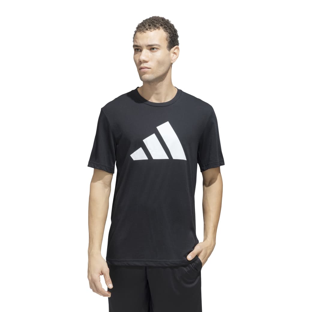 Camiseta Adidas Masculina Treino Essentials Logo Preta Paquetá