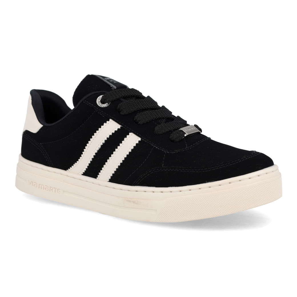 Tênis Via Marte Casual Feminino Preto Oscar