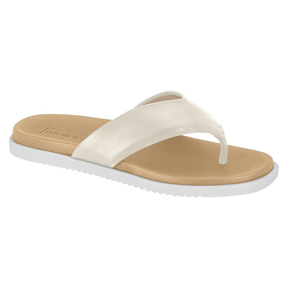 Sandalia-Feminina-Rasteira-Tiras-Moleca-Branco-Off