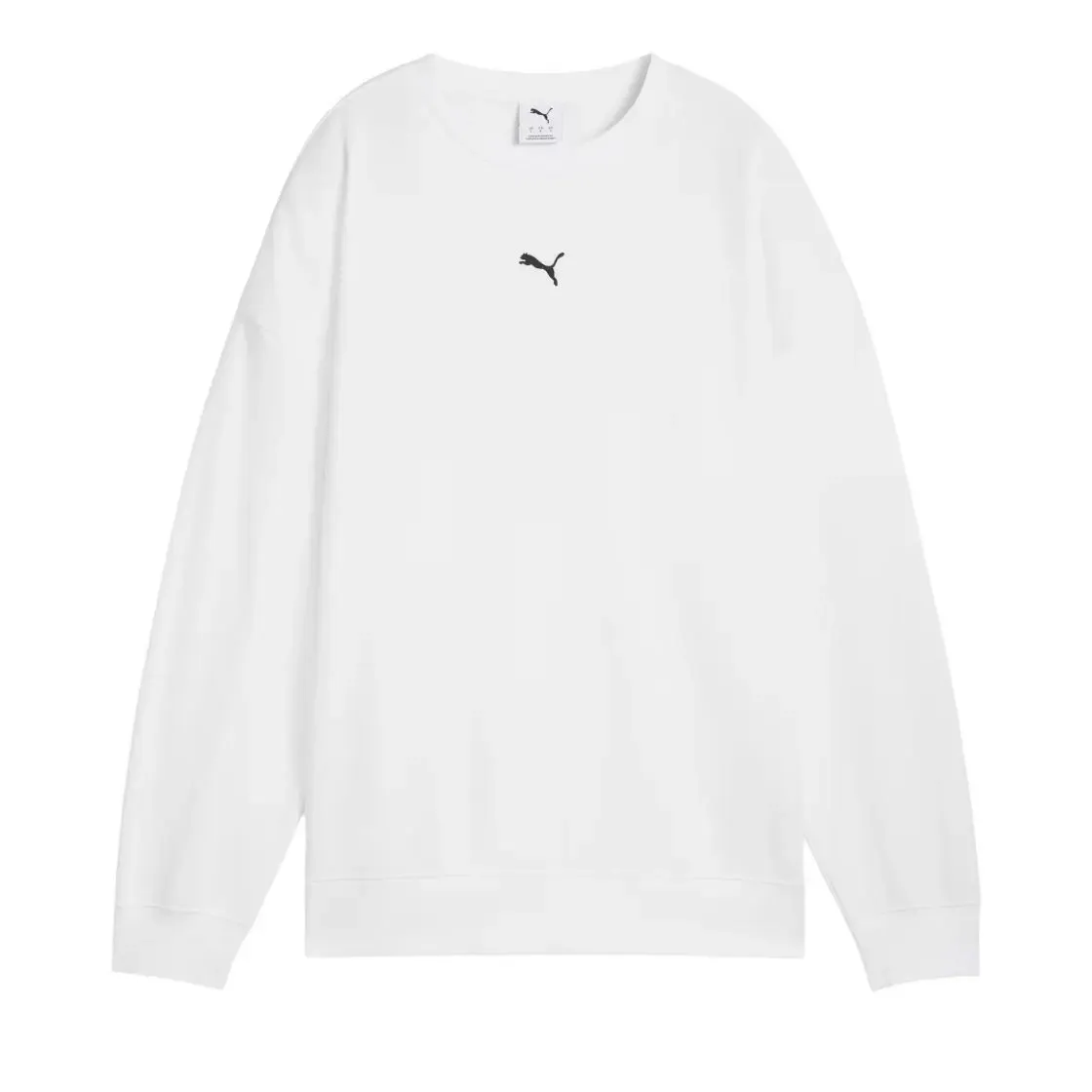 Moletom Puma Essentials Oversized Feminino Branco Paqueta Esportes